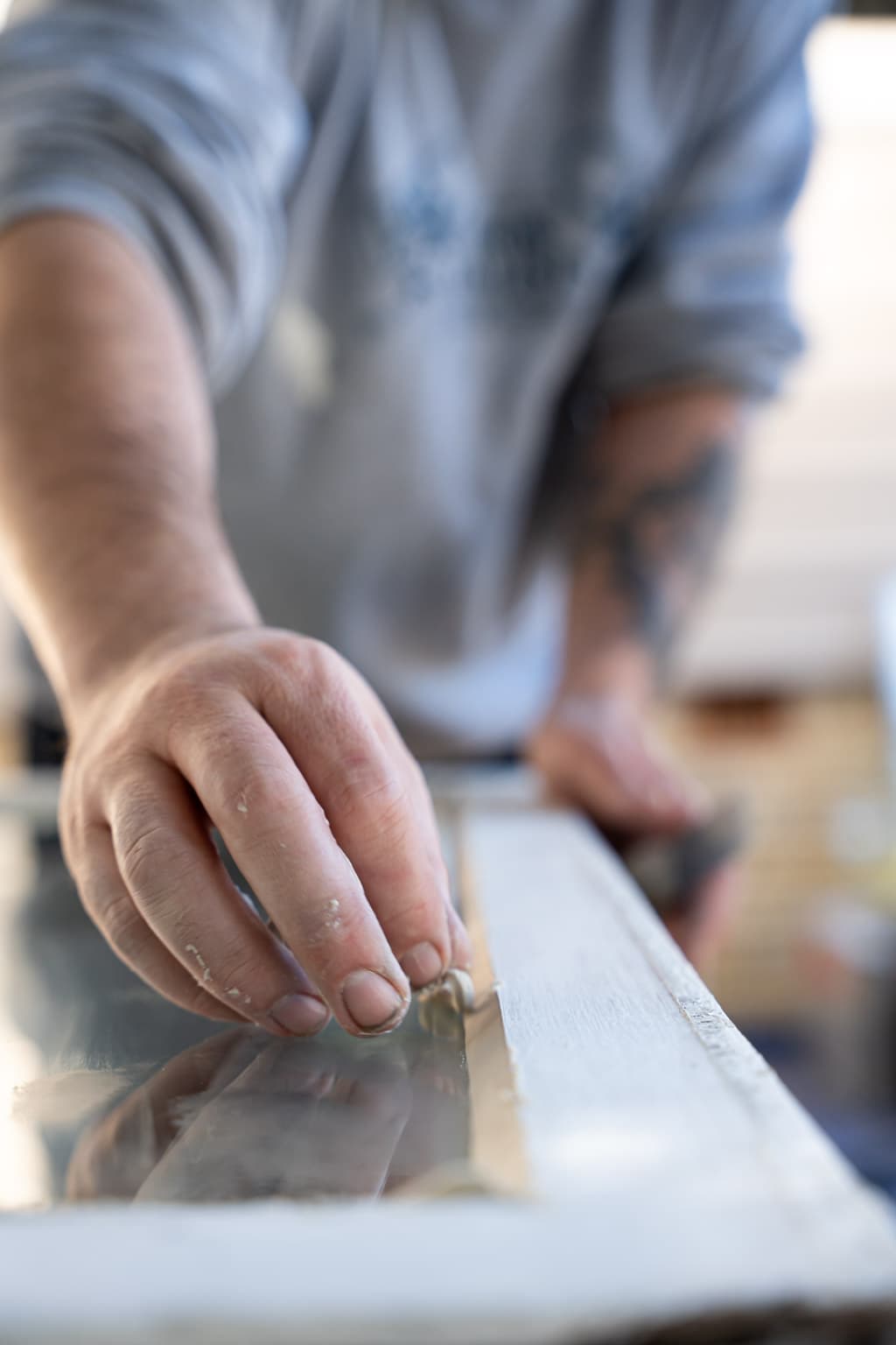 Detailed view of a Turramurra timber window